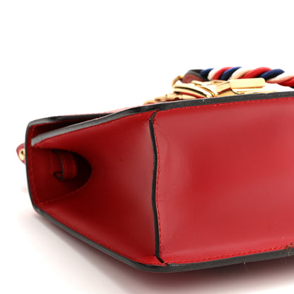 Gucci Calfskin Mini Sylvie Top Handle Bag Hibiscus Red 10 of 10