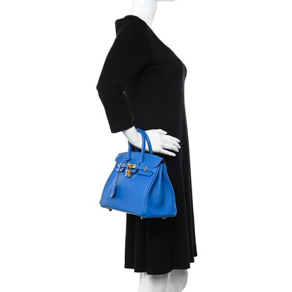 Hermes Swift Birkin 25 Bleu Hydra 2 of 14