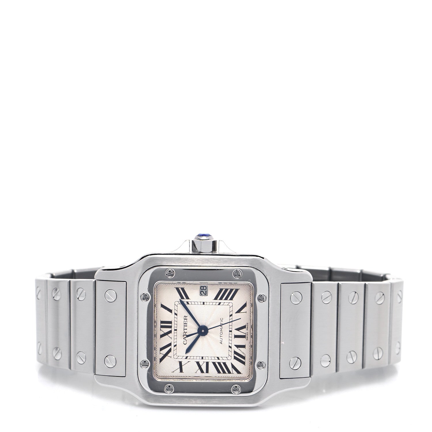Cartier Stainless Steel 29mm Santos De Cartier Galbee Automatic Watch 2 of 4