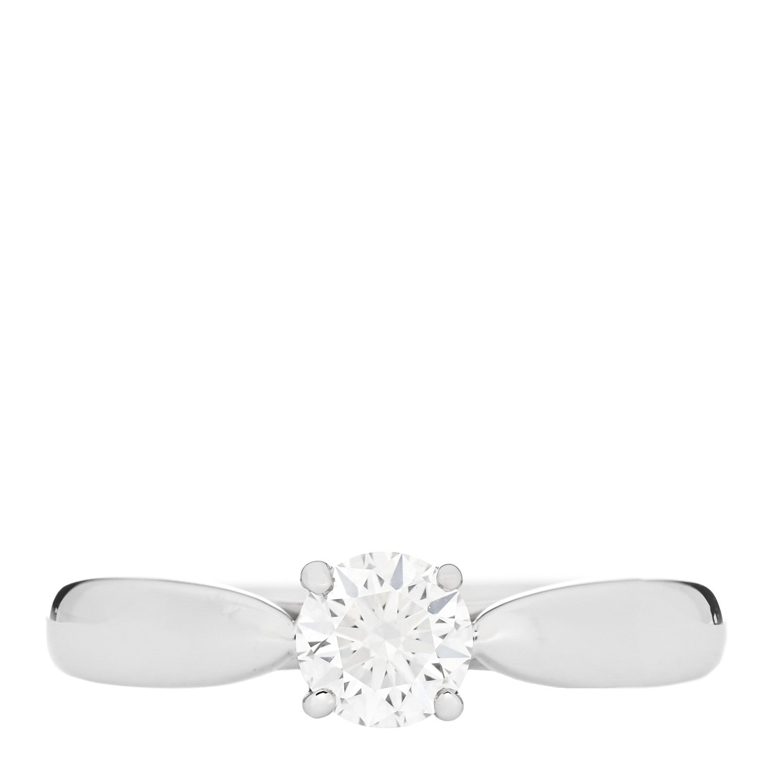 Tiffany Platinum Diamond .32ct Harmony Solitaire Engagement Ring 47 4 1 of 7