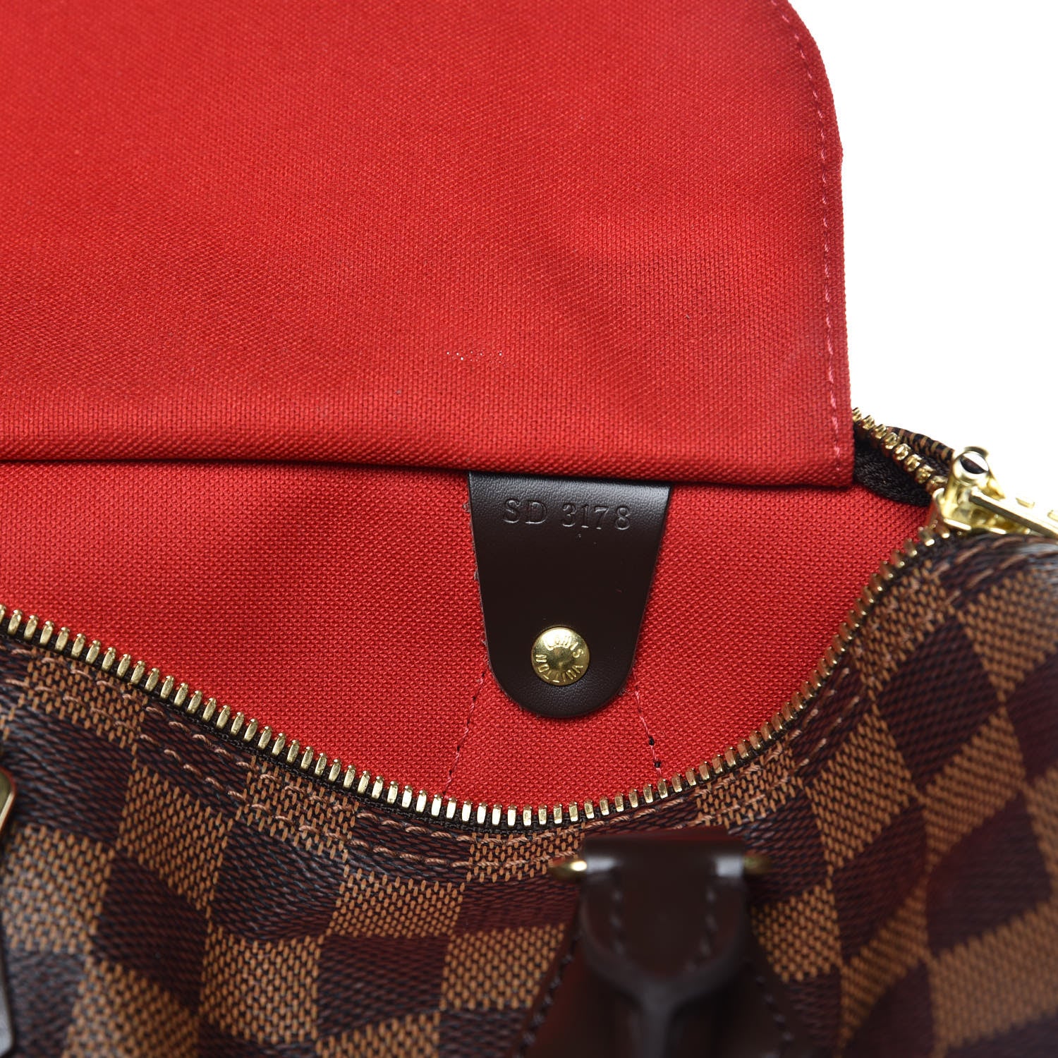 Louis Vuitton Damier Ebene Speedy Bandouliere 25 6 of 8