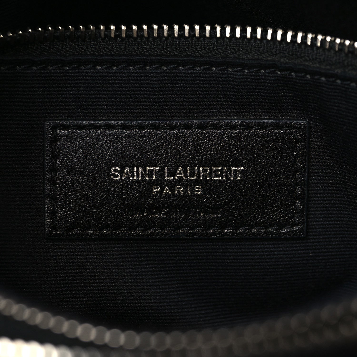 Saint Laurent Calfskin Y Quilted Monogram Medium Loulou Chain Satchel Medium Blue 6 of 12