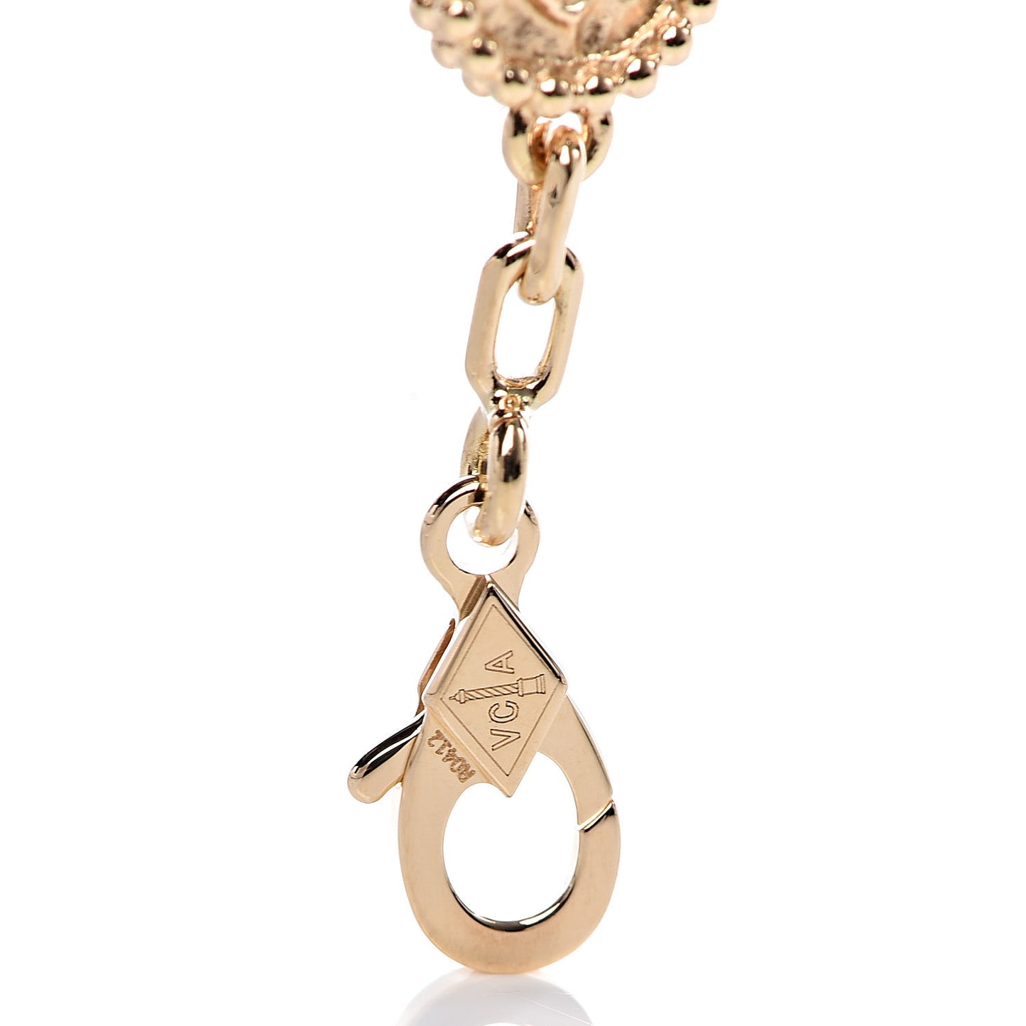 18K Yellow Gold 5 Motifs Vintage Alhambra Bracelet
