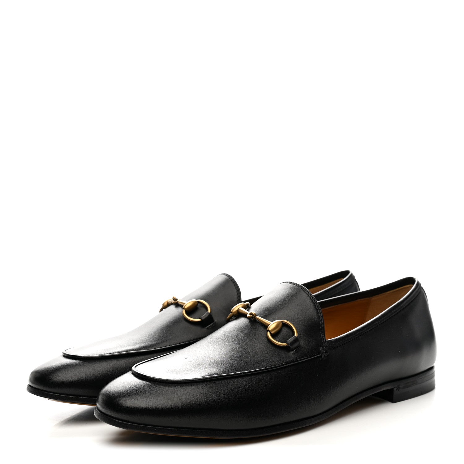 Gucci Calfskin Womens Jordaan Loafers 39 Black 4 of 10