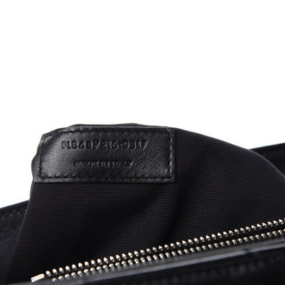 Saint Laurent Calfskin Y Quilted Monogram Medium Loulou Chain Satchel Black 10 of 11