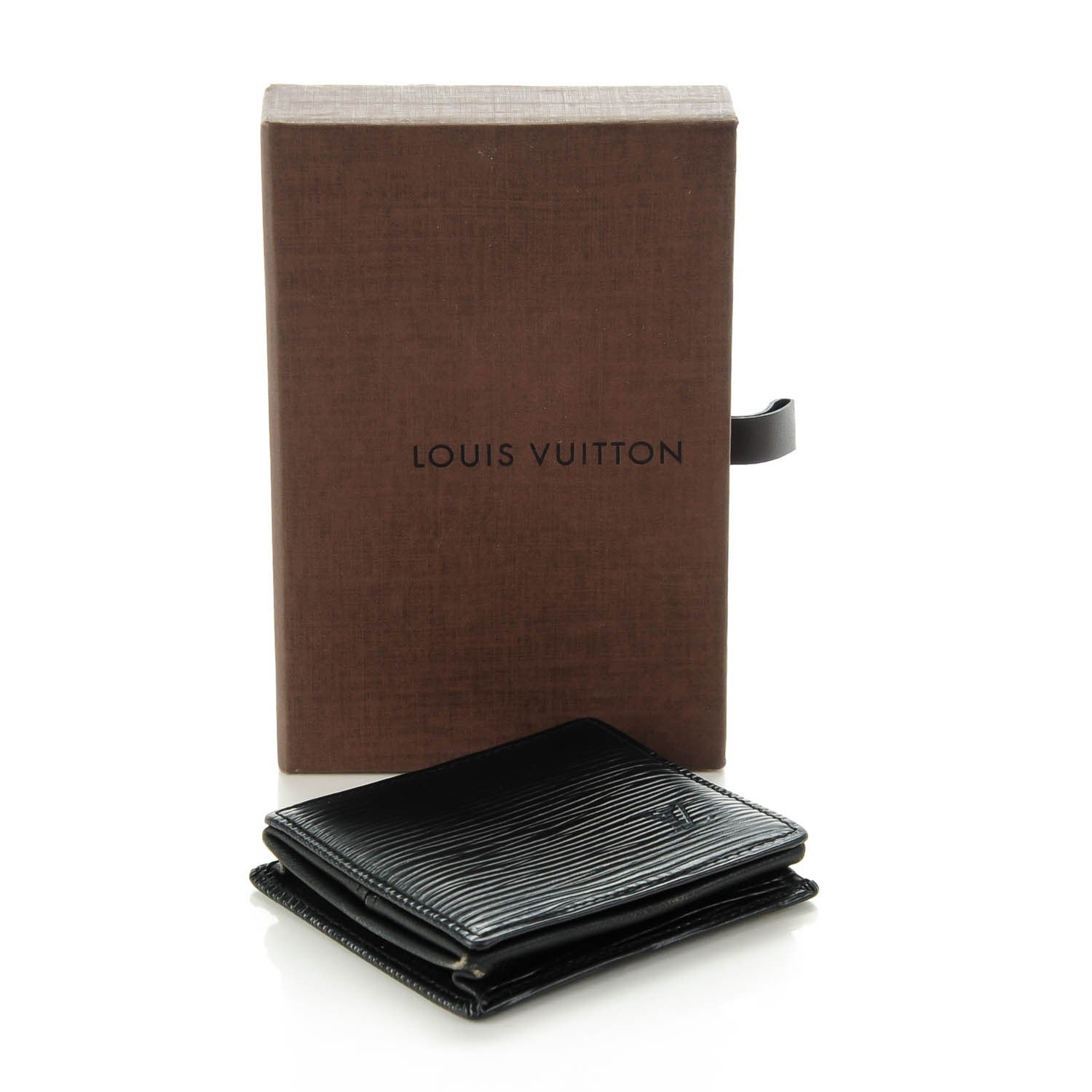 Louis Vuitton Epi Porte-Monnaie Boite Coin Purse Black 4 of 7