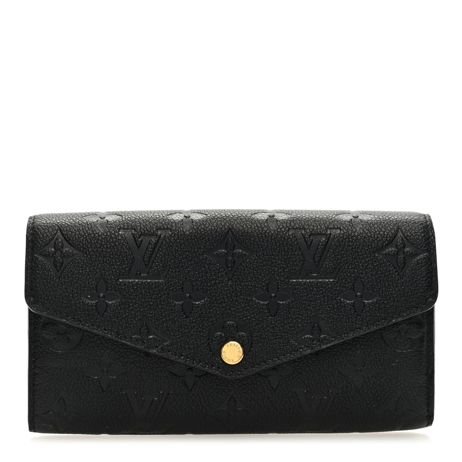Louis Vuitton Empreinte Sarah Wallet NM Black 1 of 6