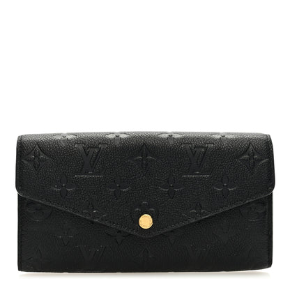 Louis Vuitton Empreinte Sarah Wallet NM Black 1 of 6