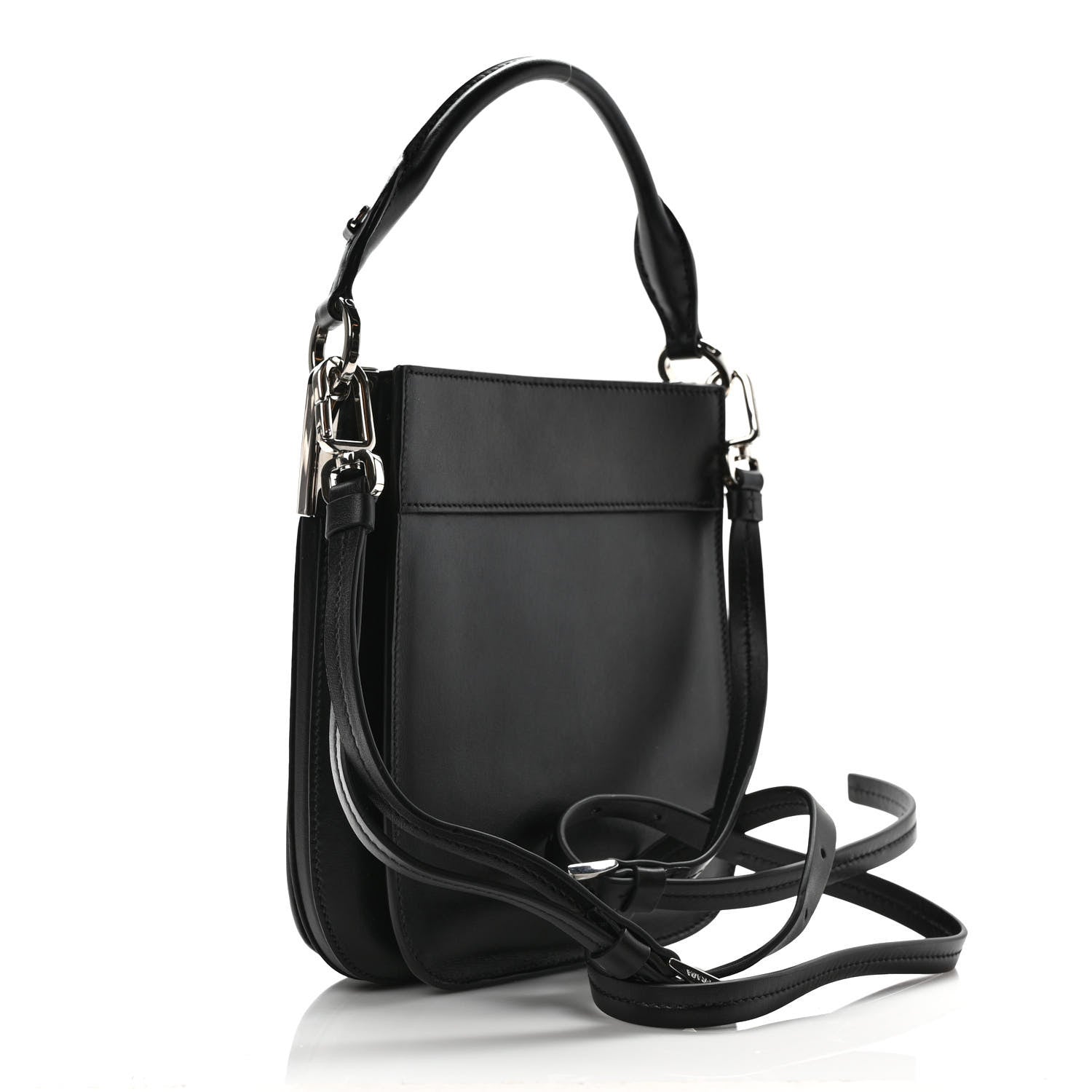 Prada City Calfskin Small Margit Bag Black 3 of 9