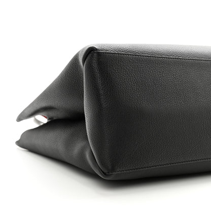 Louis Vuitton Grained Calfskin Lockme Shopper Black 8 of 12