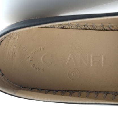 Chanel Lambskin CC Espadrilles 38 Black 11 of 15