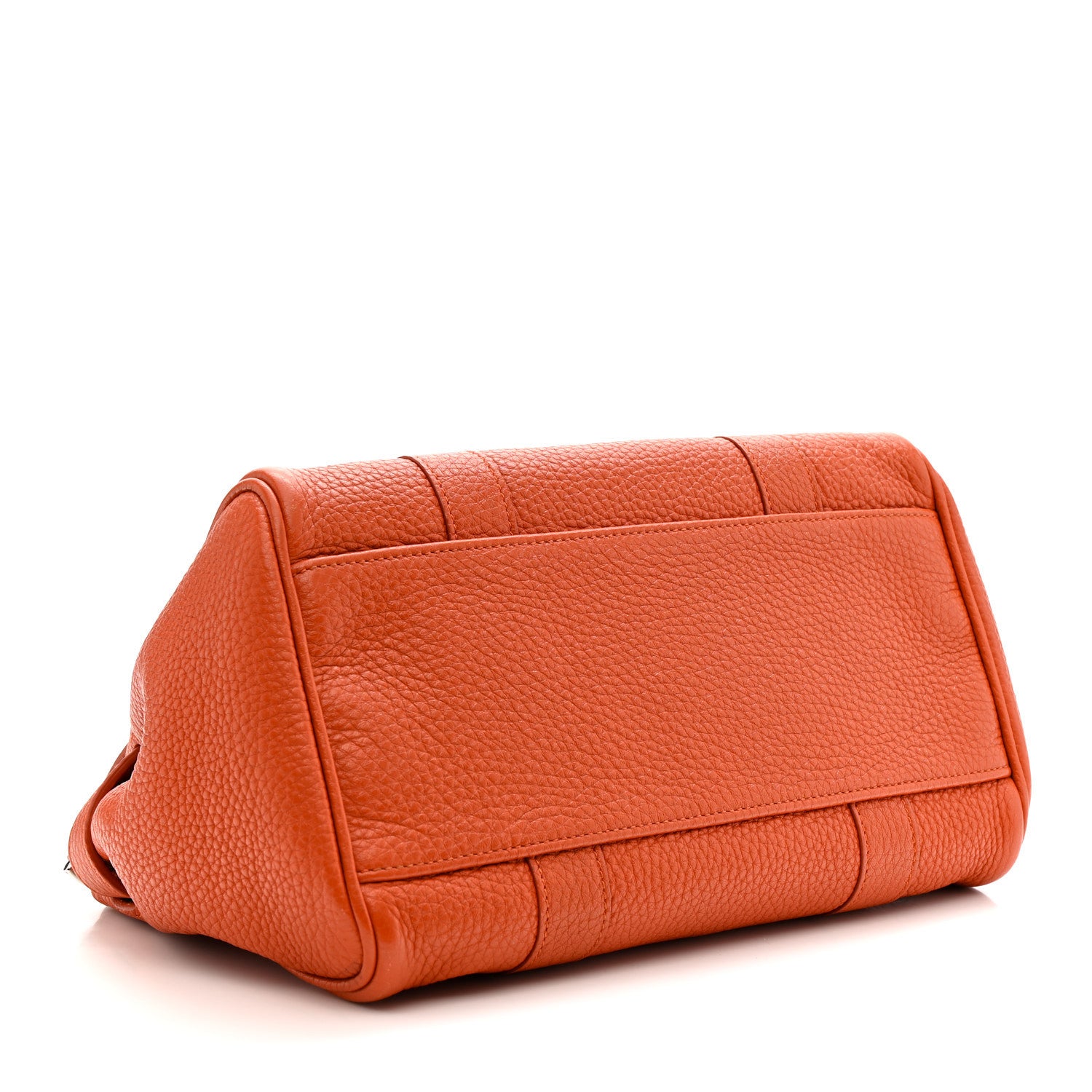 Mulberry Classic Grain Small Bayswater Satchel Mandarin 4 of 11