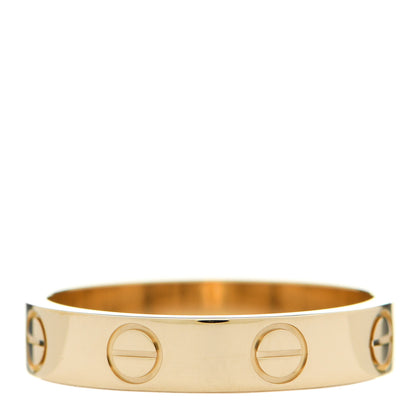 Cartier 18K Yellow Gold 3.5mm LOVE Wedding Band Ring 50 5.25 2 of 4