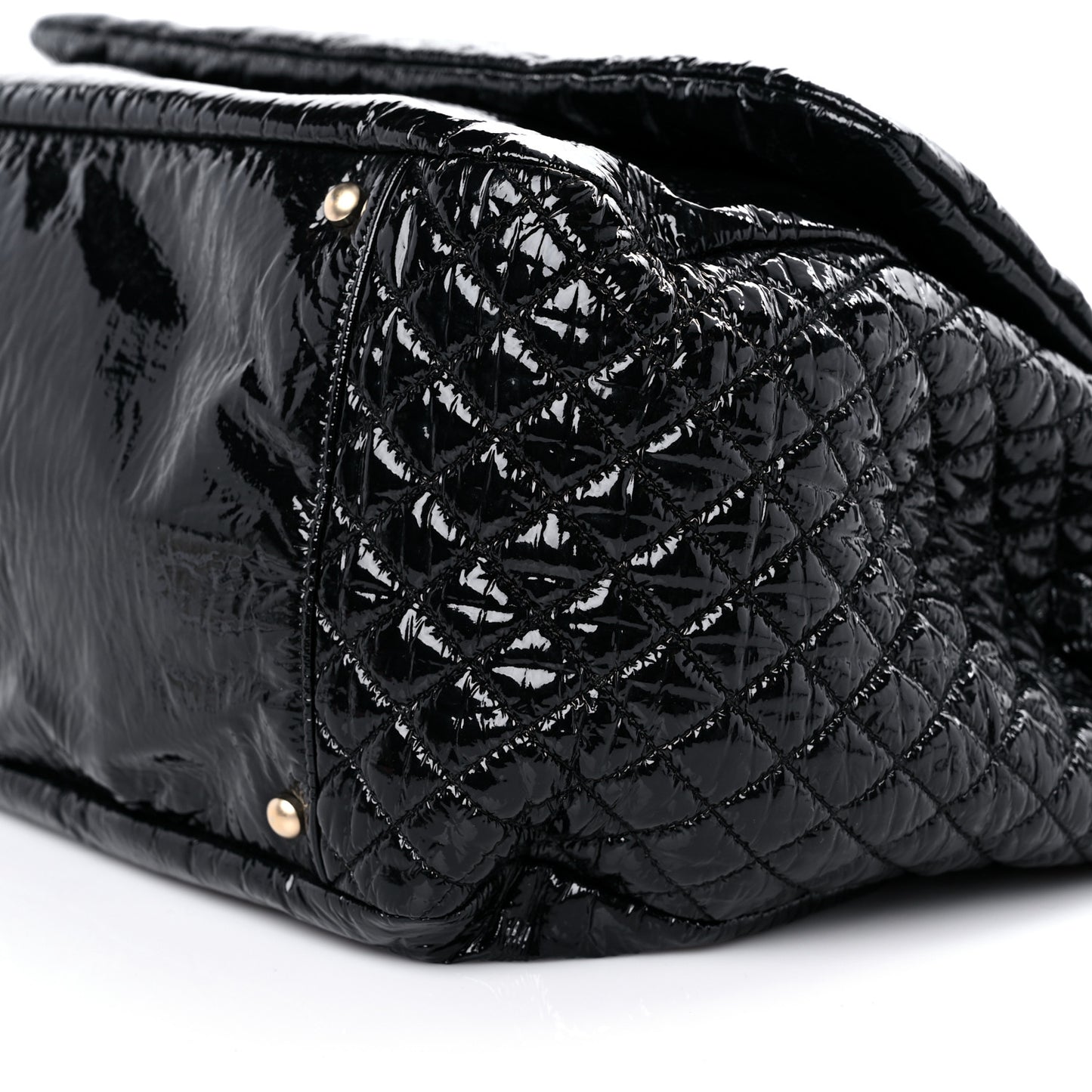 Vinyl XL Rock and Chain Flap Black