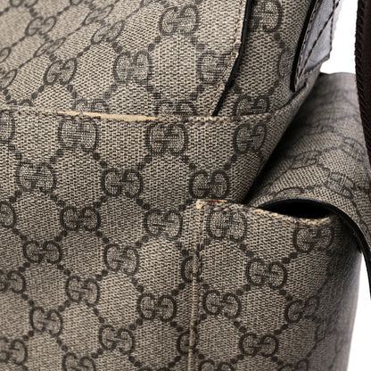 Gucci GG Plus Monogram Messenger Diaper Bag Dark Brown 19 of 20