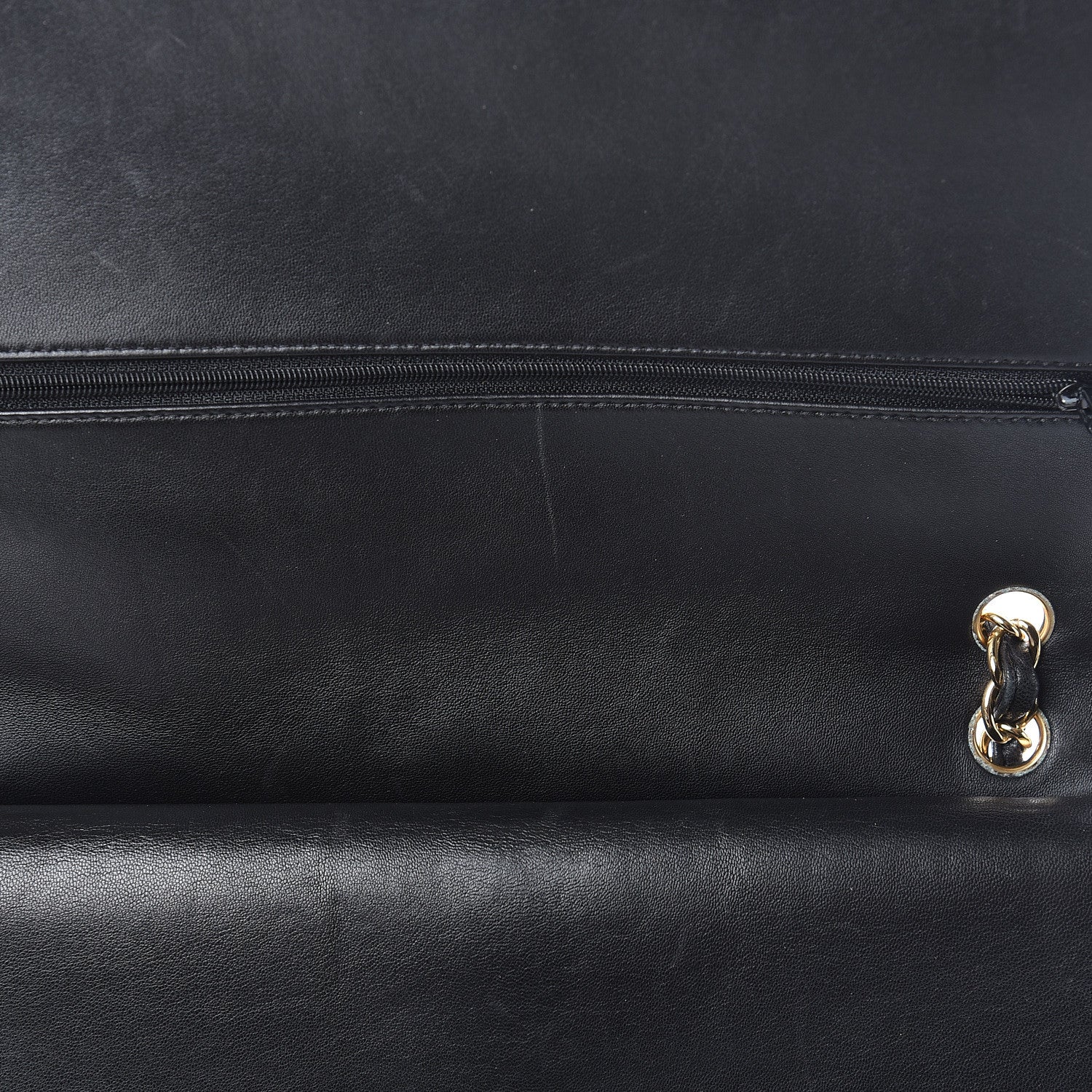 Chanel Lambskin Quilted Maxi Double Flap Black 10 of 17