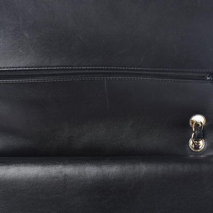 Chanel Lambskin Quilted Maxi Double Flap Black 10 of 17
