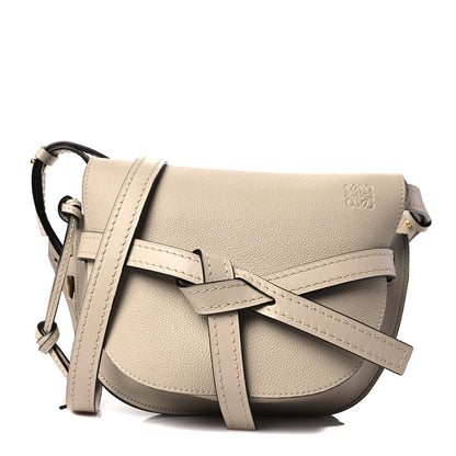 Loewe Grained Calfskin Small Gate Crossbody Bag Light Oat 1 of 6