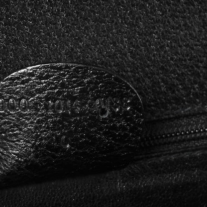 Gucci Calfskin Bamboo Small Top Handle Bag Black 7 of 7