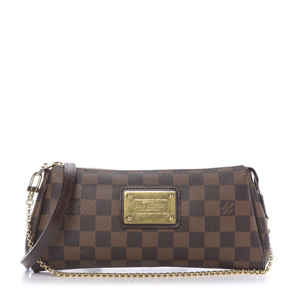 Louis Vuitton Damier Ebene Eva Clutch 1 of 8