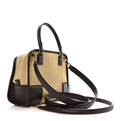 Loewe Suede Calfskin Amazona Small 180 Oro Chocolate 3 of 11