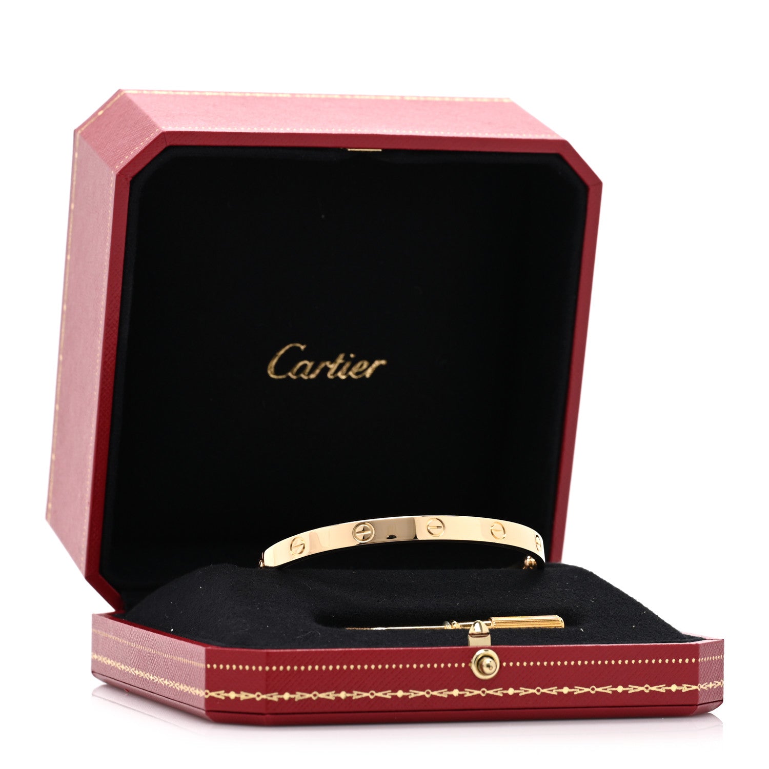 Cartier 18K Yellow Gold LOVE Bracelet 19 9 of 9
