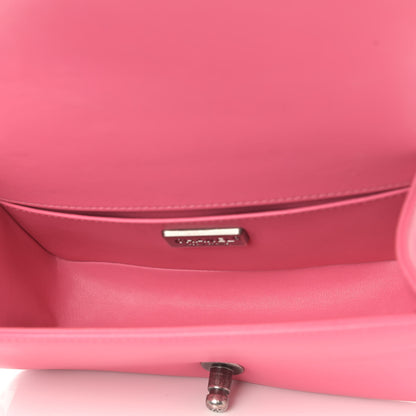 Chanel Galuchat Stingray Small Boy Flap Pink 5 of 13