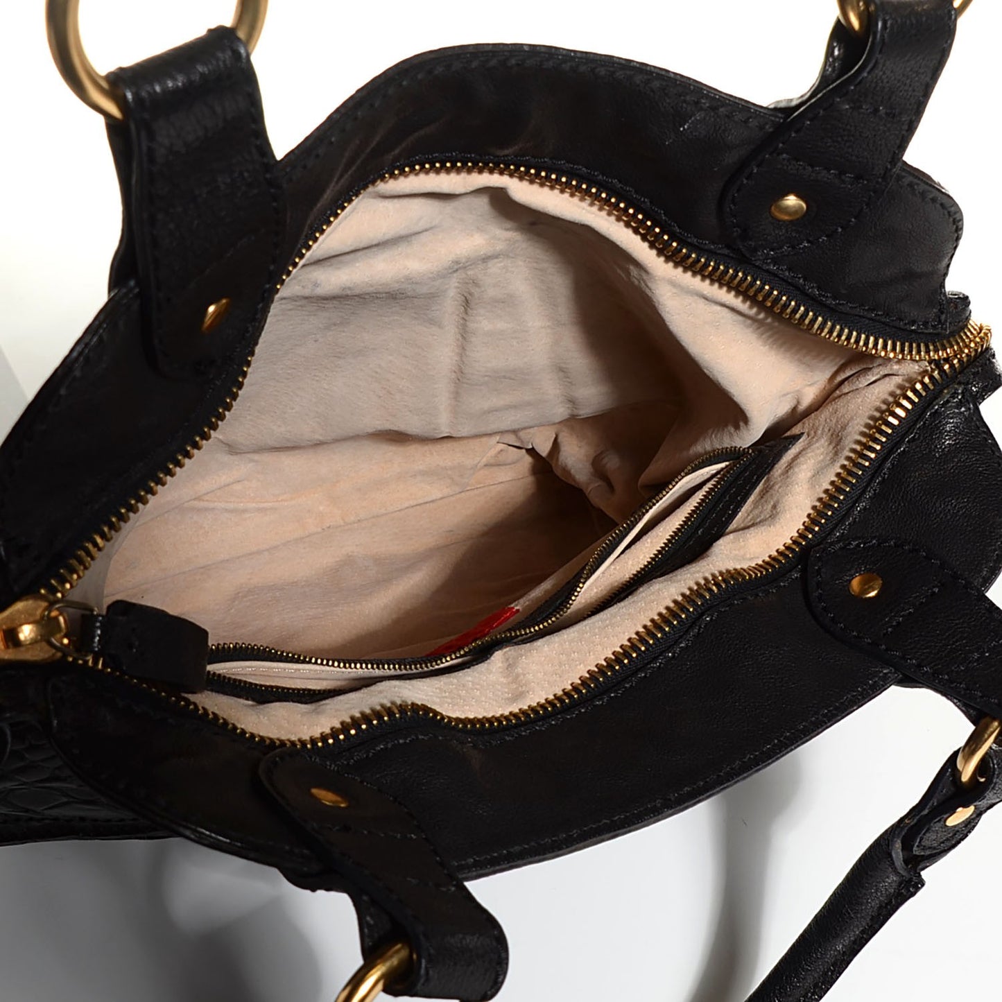 Alligator Satchel Black