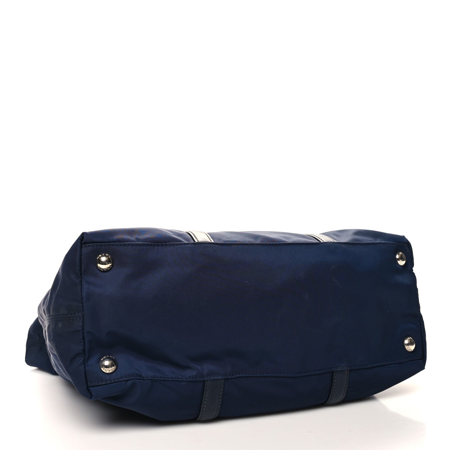 Prada Tessuto Nylon Vitello Tote Baltico 4 of 12