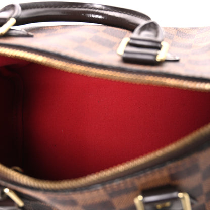 Louis Vuitton Damier Ebene Speedy 25 4 of 9