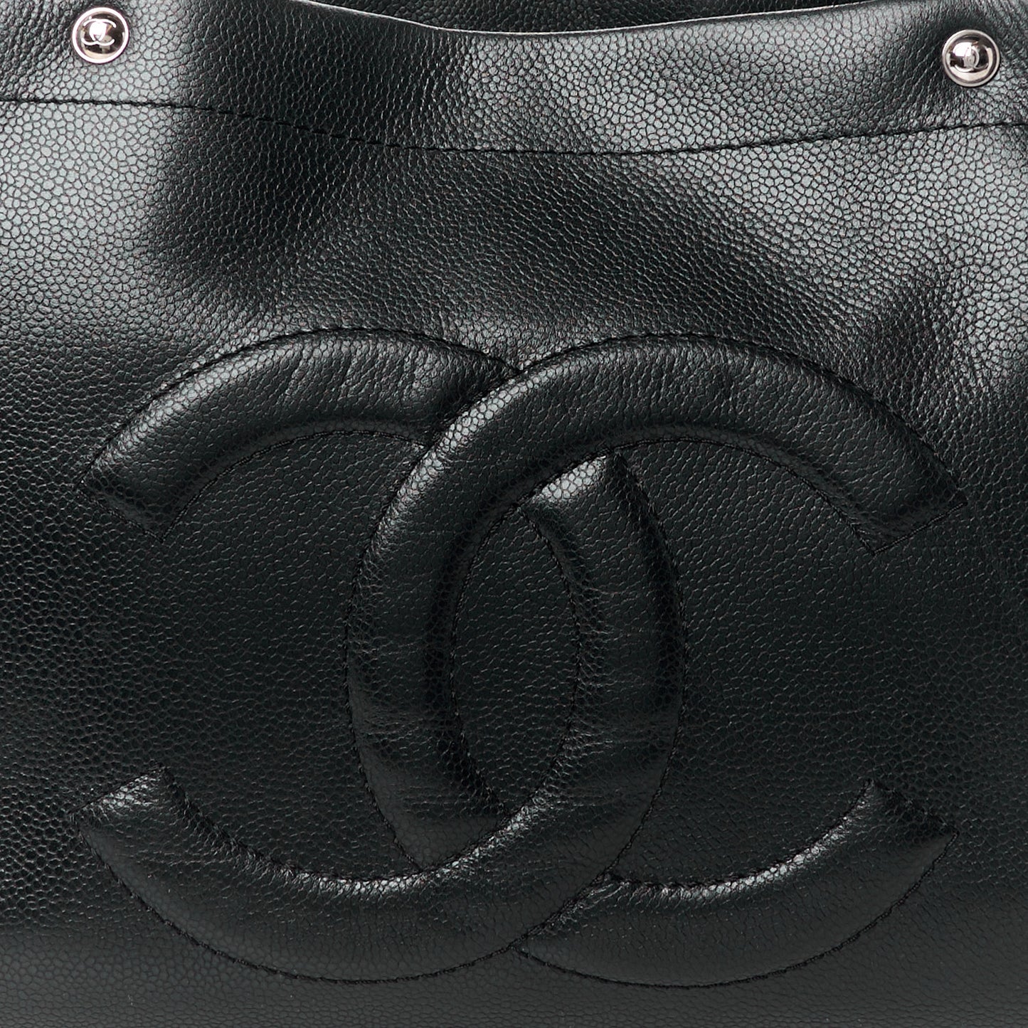Caviar Executive Cerf Shopper Tote Black