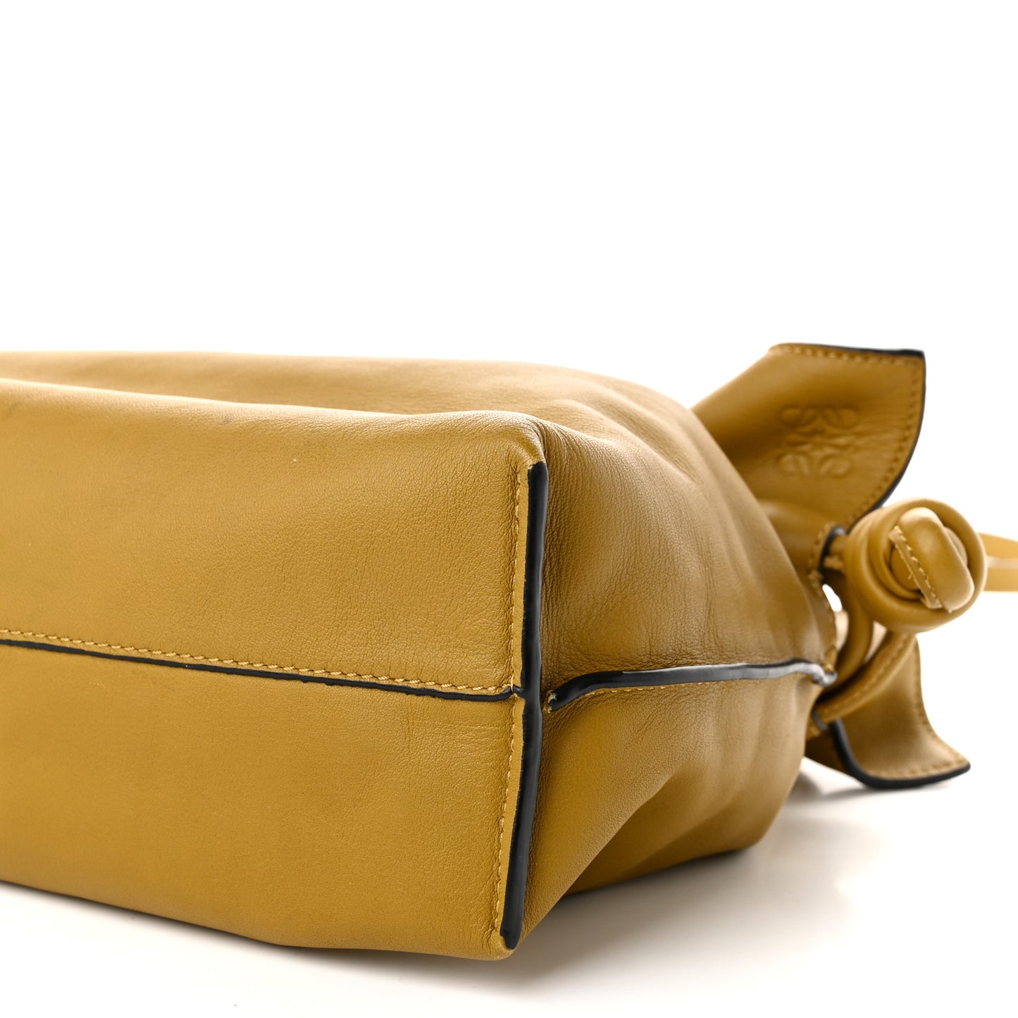 Nappa Medium Flamenco Knot Bag Ochre