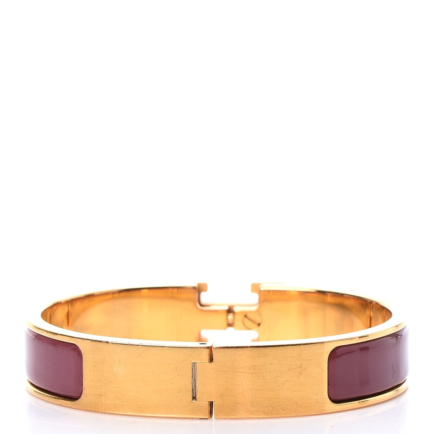 Enamel Narrow Clic Clac H Bracelet PM Muscat