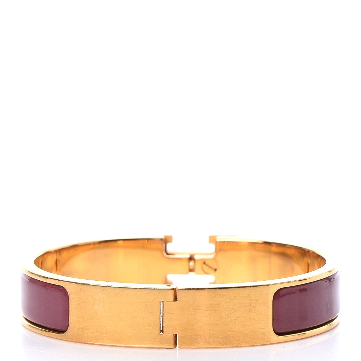 Hermes Enamel Narrow Clic Clac H Bracelet PM Muscat 3 of 4