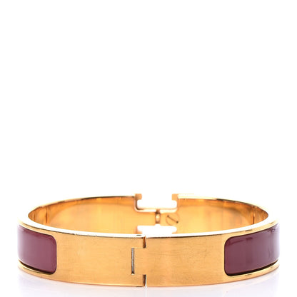 Hermes Enamel Narrow Clic Clac H Bracelet PM Muscat 3 of 4