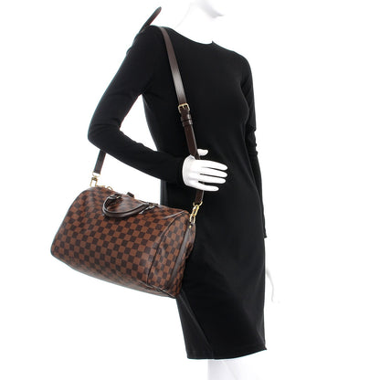 Louis Vuitton Damier Ebene Speedy Bandouliere 30 2 of 9