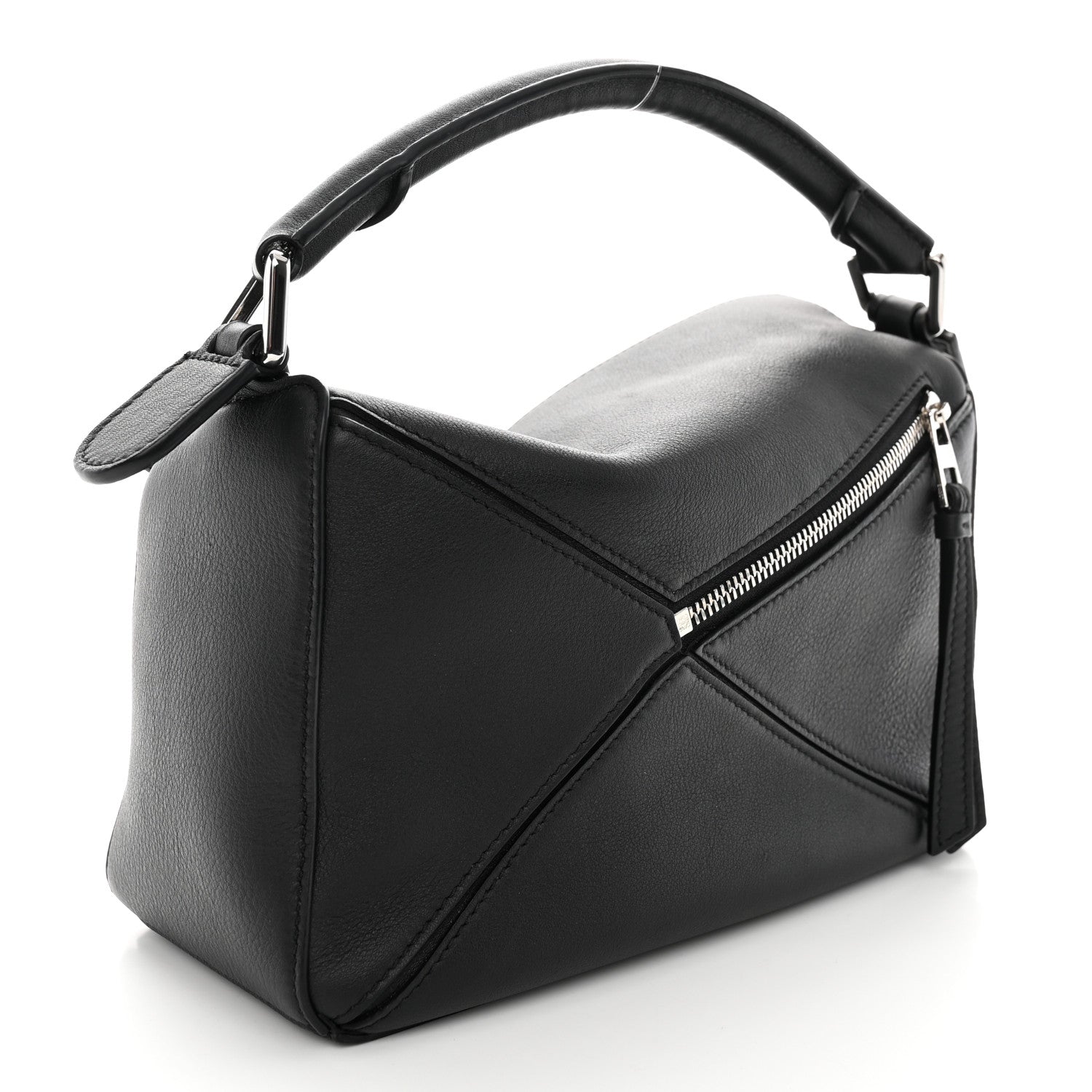 Loewe Calfskin Small Puzzle Bag Black 3 of 9