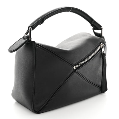 Loewe Calfskin Small Puzzle Bag Black 3 of 9