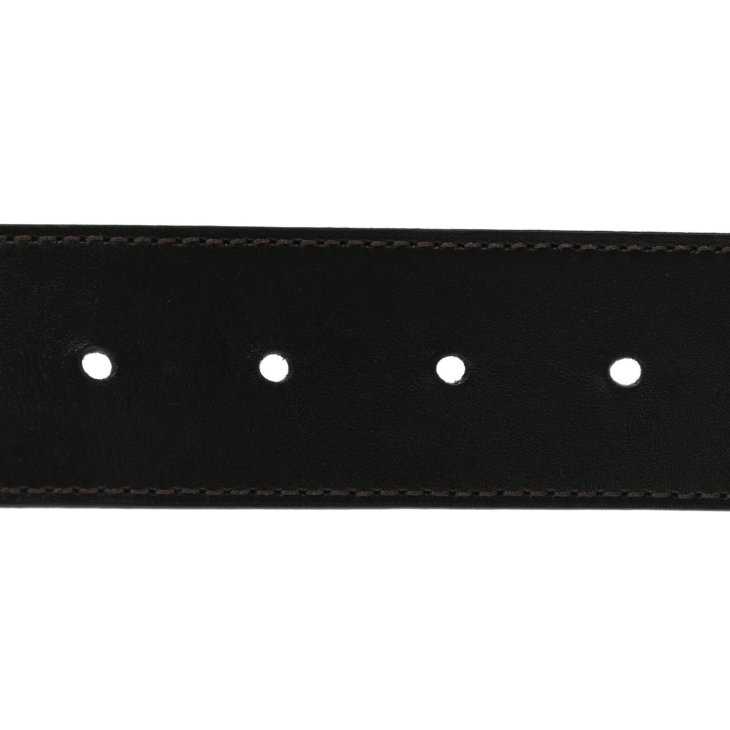 Louis Vuitton Calfskin 40mm LV Initiales Reversible Belt 100 40 Navy 100/40 Black Dark Brown 3 of 6