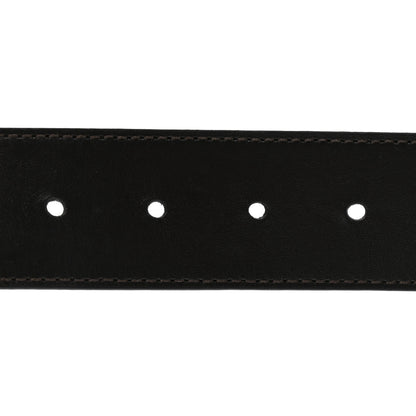 Louis Vuitton Calfskin 40mm LV Initiales Reversible Belt 100 40 Navy 100/40 Black Dark Brown 3 of 6