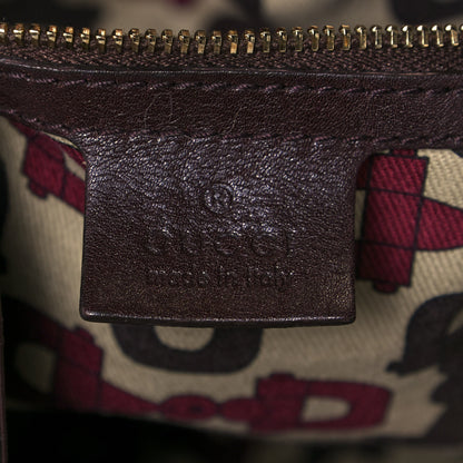 Gucci Guccissima Medium Indy Top Handle Hobo Dark Brown 6 of 16