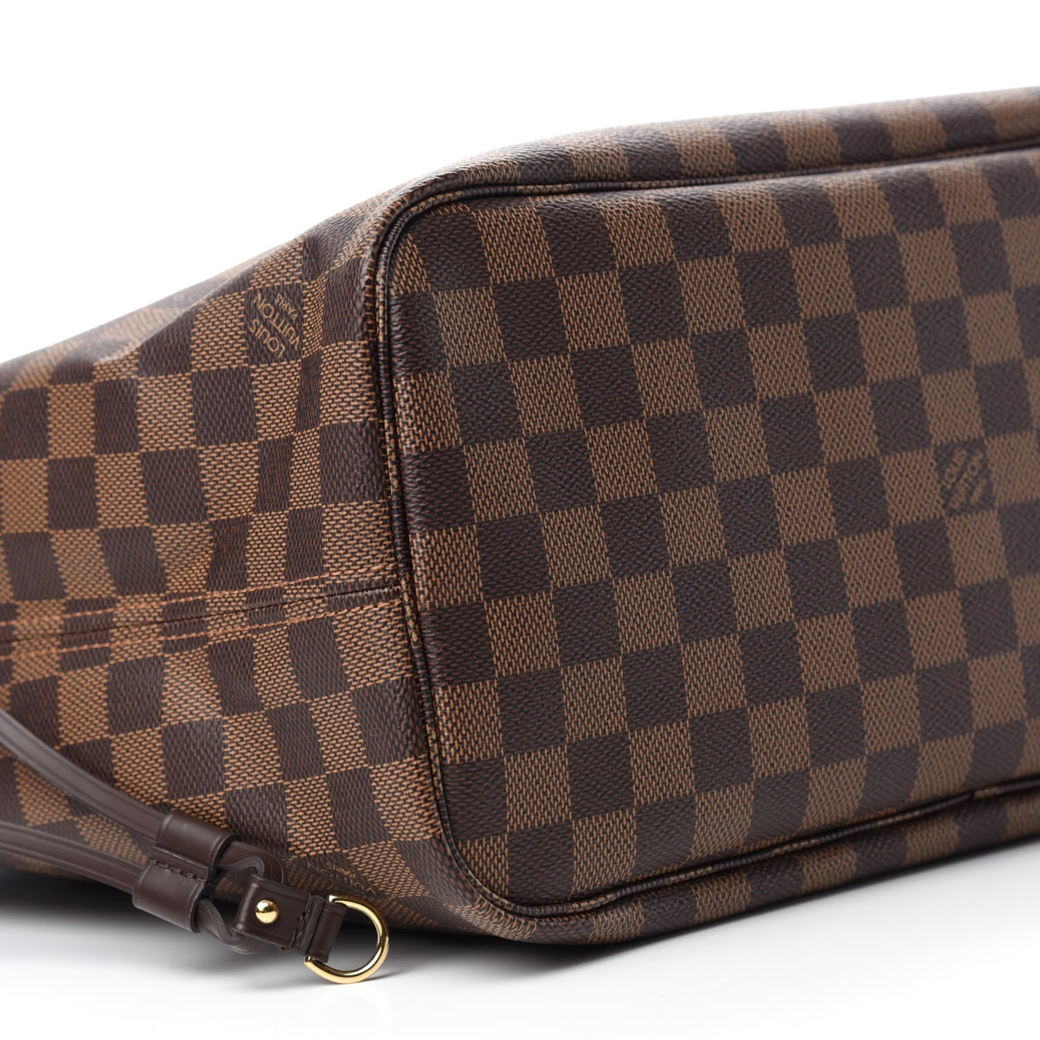 Louis Vuitton Damier Ebene Neo Neverfull MM Rose Ballerine 6 of 11