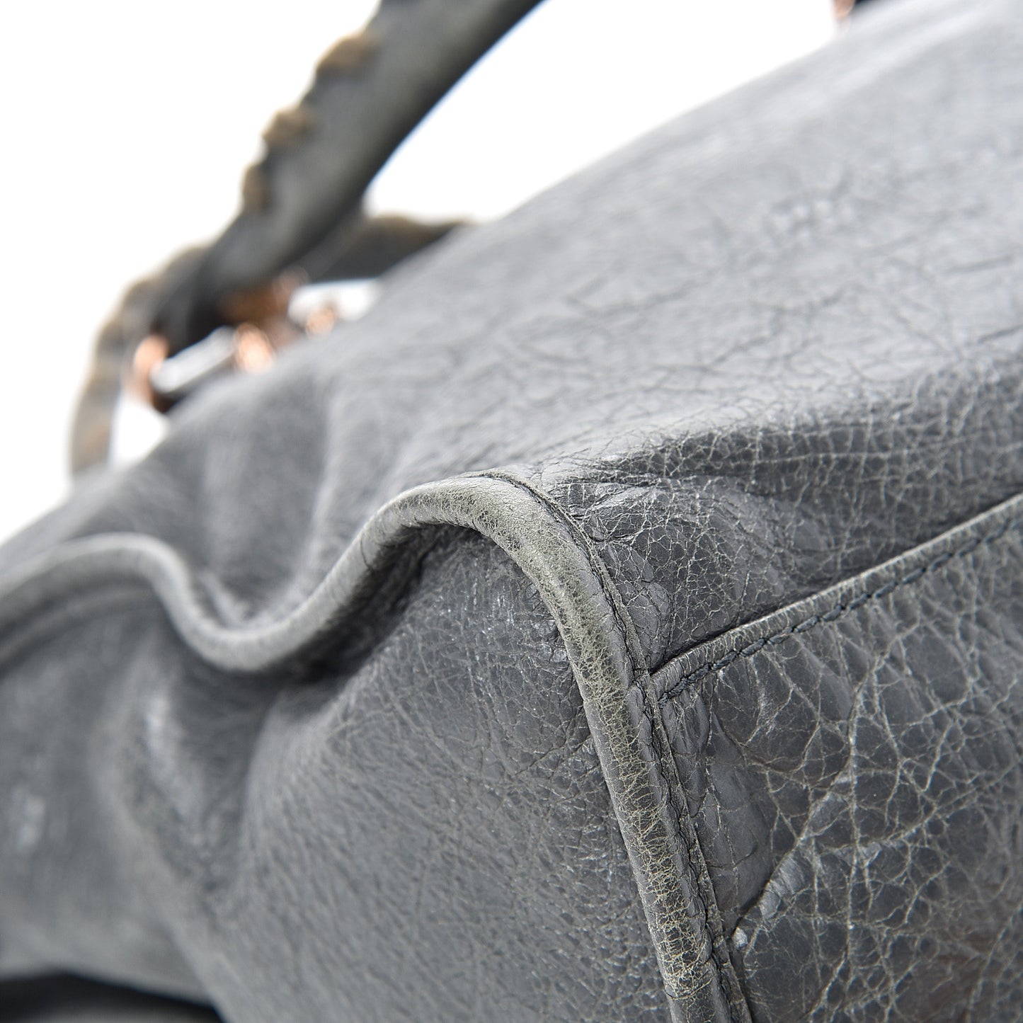 Agneau Giant 12 Rose Gold Hardware City Gris Tarmac