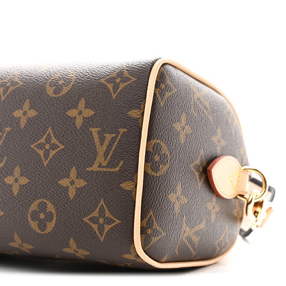 Louis Vuitton Monogram Speedy Bandouliere 20 Black 9 of 10