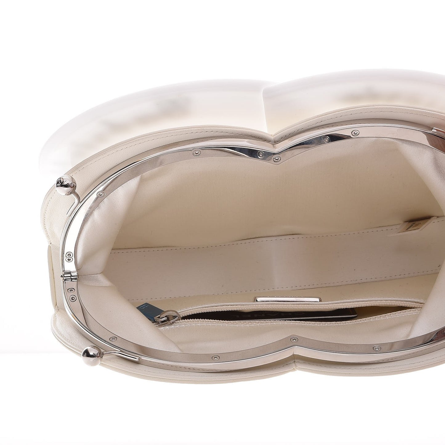 Plexiglass Brasserie Gabrielle Plates Minaudiere White