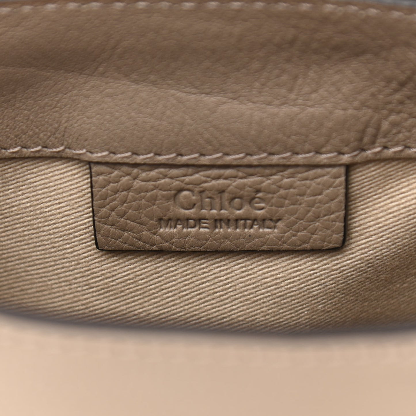 Suede Calfskin Mini Faye Backpack Motty Grey