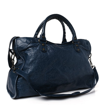 Balenciaga Agneau Classic Hardware City Bleu Obscur 3 of 12