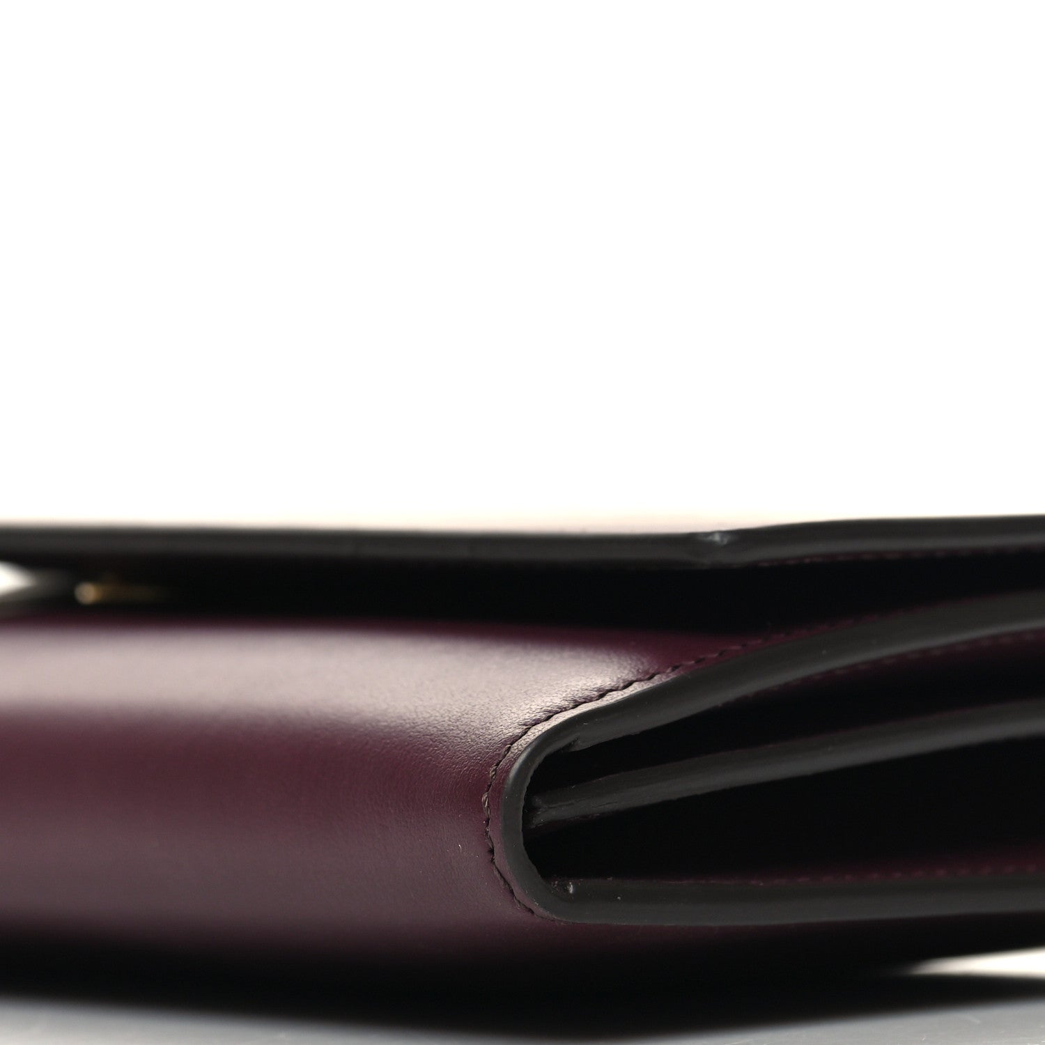 Burberry Calfskin Logo Hazelmere Wallet With Detachable Strap Deep Maroon 12 of 12
