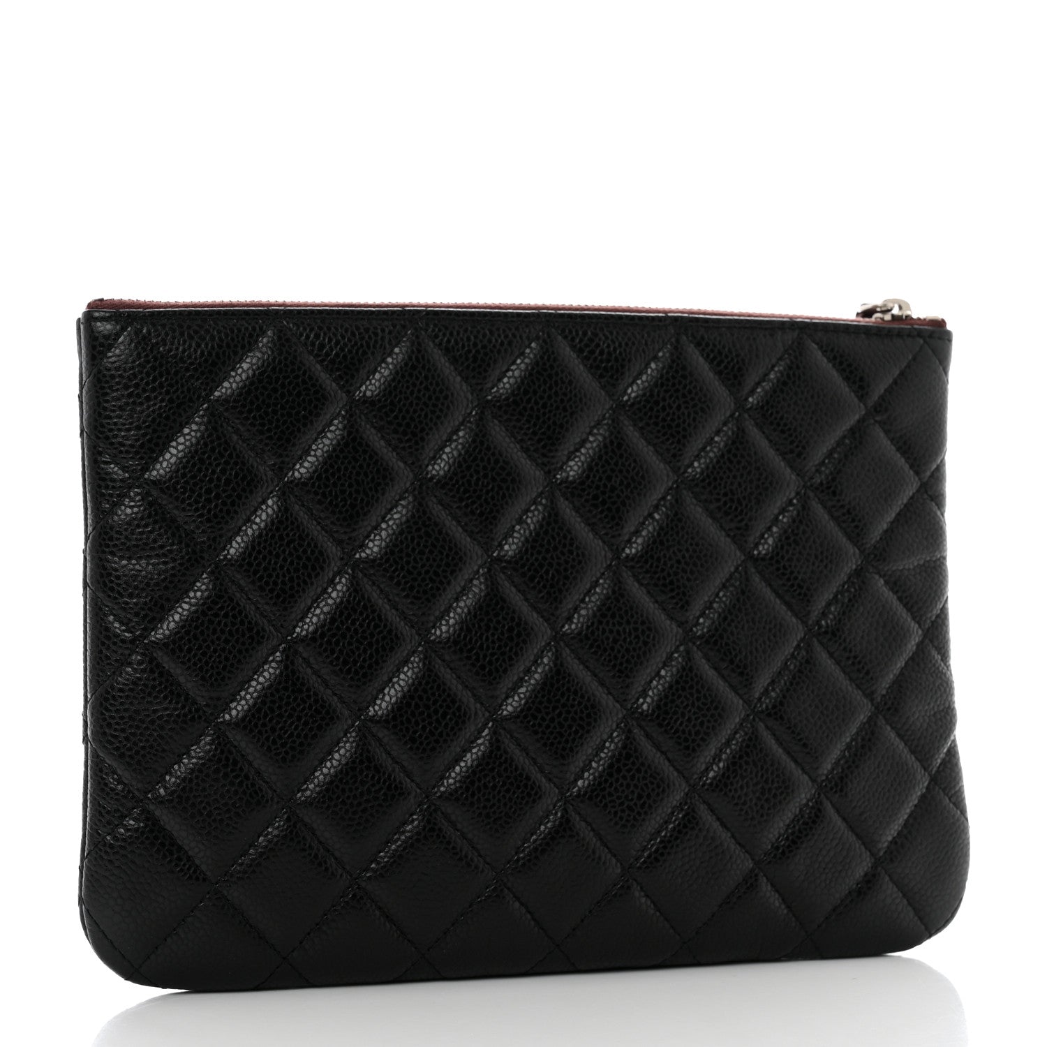 Chanel Caviar Quilted Medium Cosmetic Case Black 3 of 7