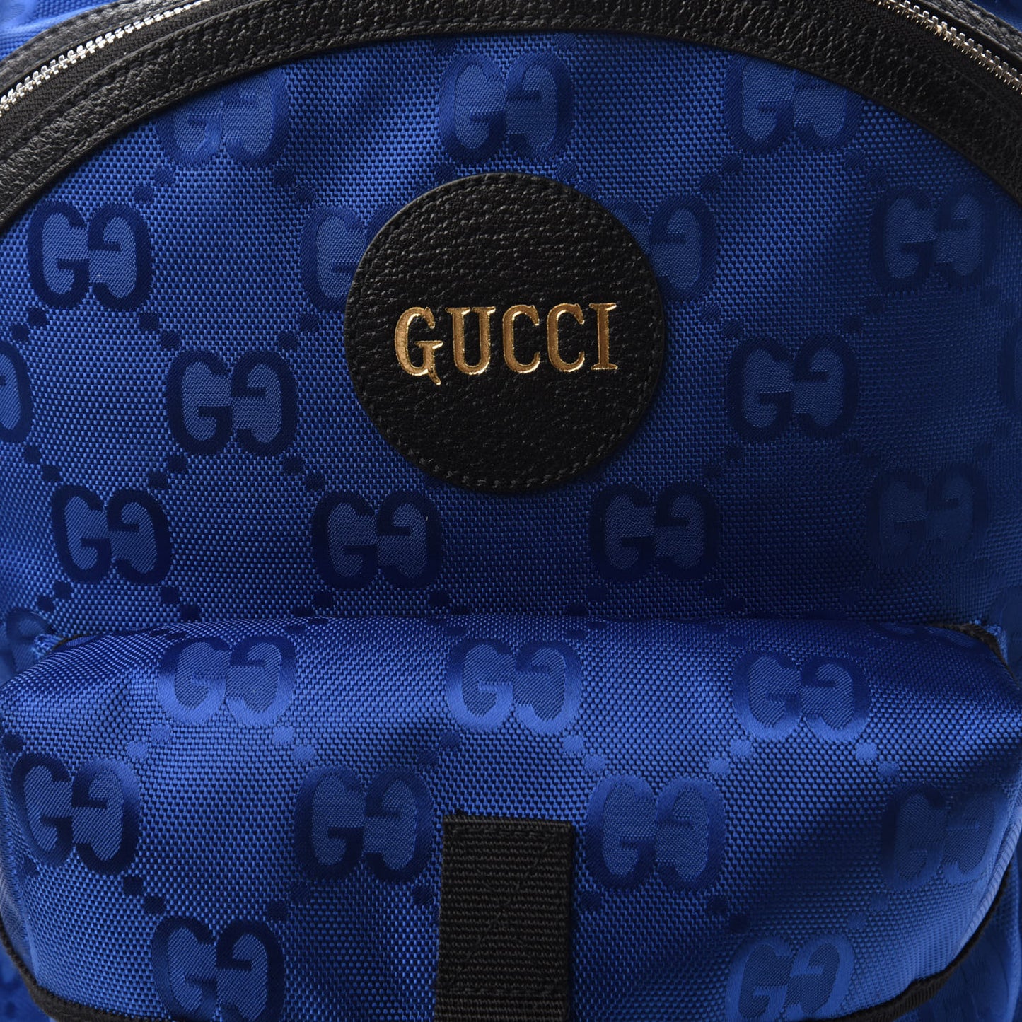 Econyl Nylon Monogram Off The Grid Backpack Guilted Blue Black